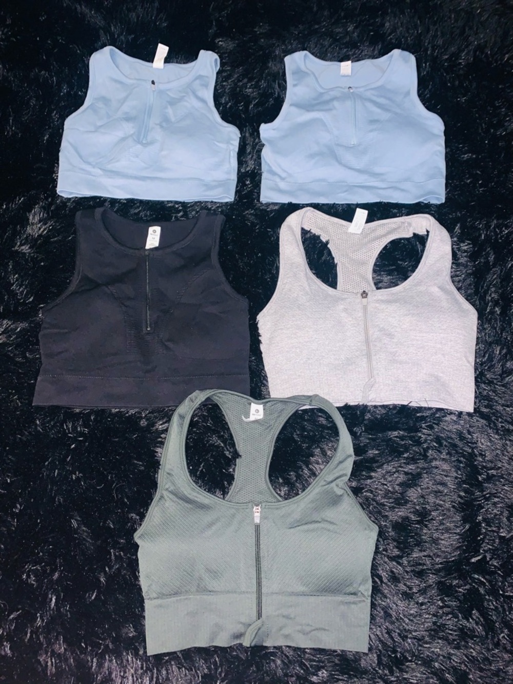 5 Women’s 90 Degrees Sports Bras Different Colors All New (Size Medium)